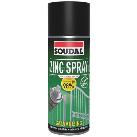Soudal - Zinkspray - Mat – afbeelding 2