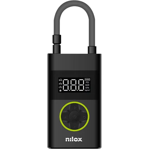 Nilox mini compressor - mulitfunctioneel en draagbaar - fietsbanden - autobanden – afbeelding 2