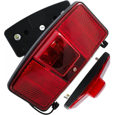 2K - Fietsverlichting LED - Achterlicht - Dynamo - Reflector – afbeelding 2