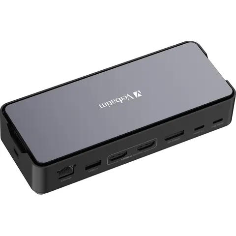Verbatim 15-In-1 Usb-C 2Xusb-C 3Xusb-A Dockingstation Adapter Voor Pc – afbeelding 2