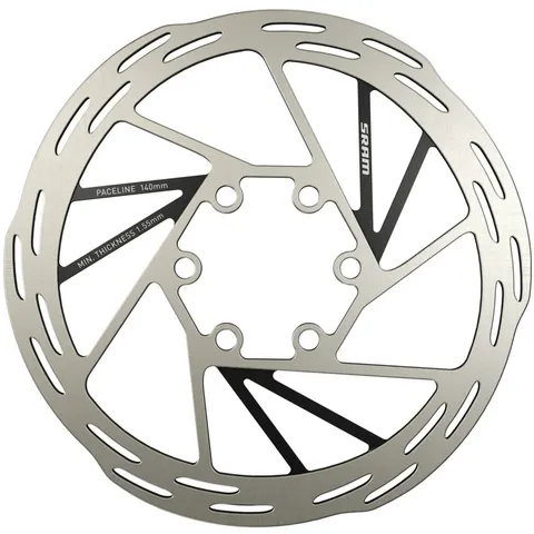 Sram SCHIJF PACELINE ROUNDED 140mm zilver – afbeelding 2