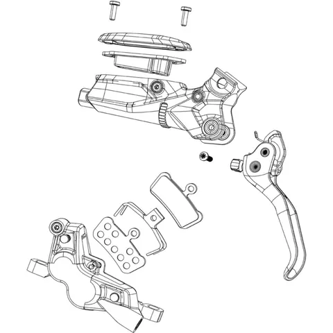 Sram Disc Brake Caliper Assembly - UNI – afbeelding 2