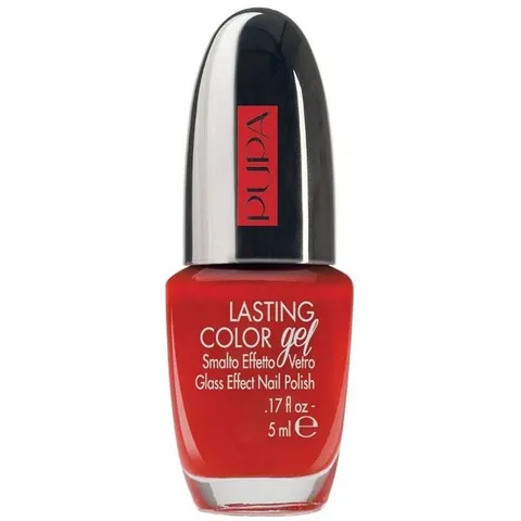Pupa Lasting Color Gel Nagellak - Explosive Ruby - Rood – afbeelding 2