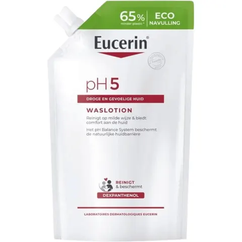 Eucerin Waslotion PH5 Navulverpakking - 400 ml – afbeelding 2