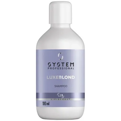 System Professional LipidCode LuxeBlond Shampoo, 100 ml – afbeelding 2