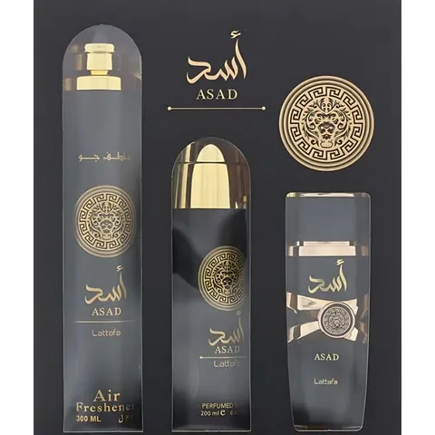 Lattafa Asad 3-Piece Eau de Parfum Gift Set – afbeelding 4