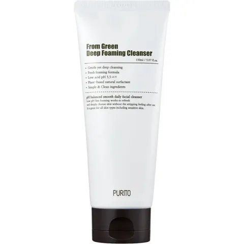 Purito - From Green Deep Foaming Cleanser - 150ml – afbeelding 3
