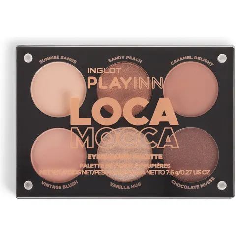 INGLOT Loca Mocca Oogschaduw Palette – afbeelding 3
