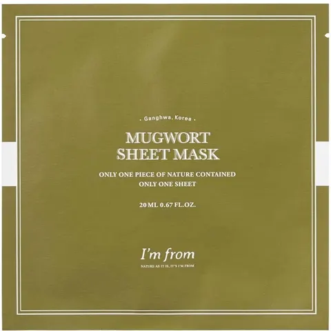 I'm From Mugwort Sheet Mask 23ml – afbeelding 2