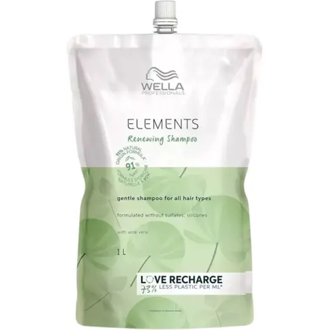 Wella Professionals Elements Calming Navulling Shampoo, 1000 ml – afbeelding 2