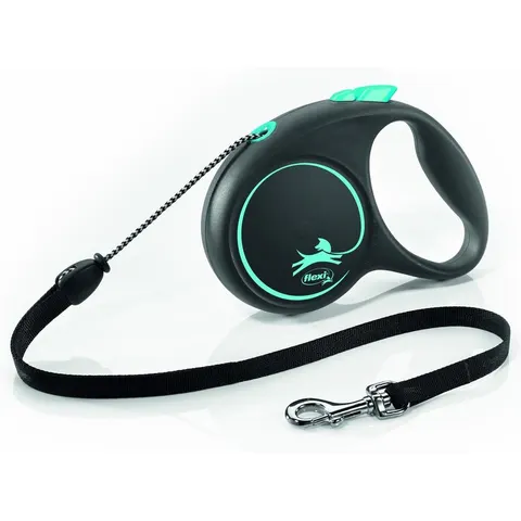 FLEXI | Flexi Rollijn Black Design Cord Blauw – afbeelding 2