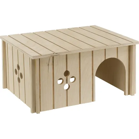 Ferplast knaaghuis sin 4646 hout – afbeelding 2