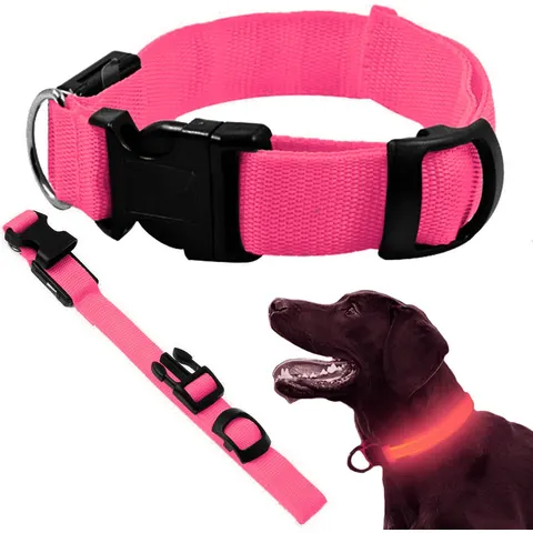 Collier d'éclairage led pour chiens et chats adjustable 59cm – 360729 – image 2