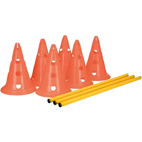 set d'obstacles agility, 6 cônes pour chien – image 2