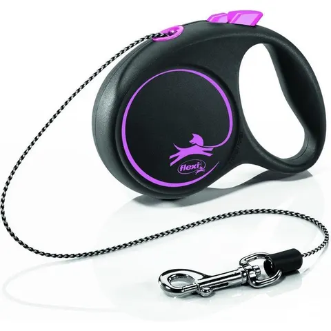 FLEXI | Flexi Rollijn Black Design Cord Roze – 69625 – afbeelding 2