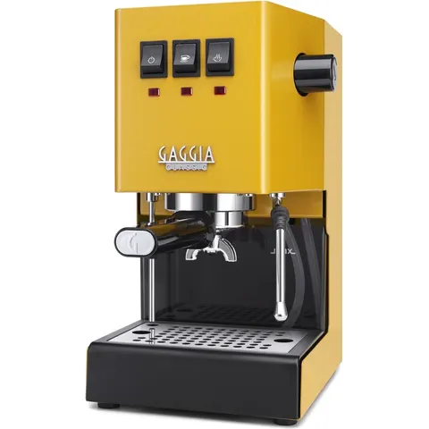 Gaggia Classic Evo Pro - Pistonmachine - design geel 2023 – afbeelding 3
