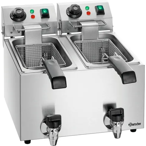 Friteuse Professionnelle Snack II Plus - 2 x 4 Litres - Bartscher – image 2