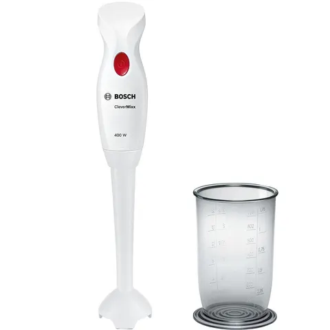 Mixeur plongeant BOSCH MSM14100 CLEVERMIXX - 400W, 1 vitesse, pied plastique, bol mixeur, poignée ergonomique – image 2