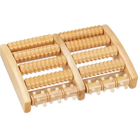 Voetmassage roller - hout – afbeelding 2