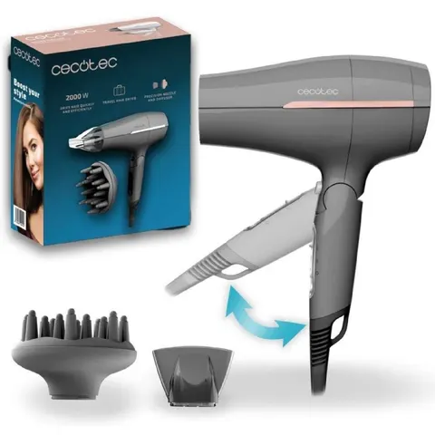 Cecotec Sèche-cheveux Ionicare POWER&GO Heaven #gris – image 2