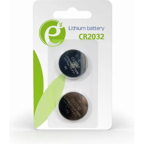 CR2032 knoopcelbatterij, 2 stuks – afbeelding 2