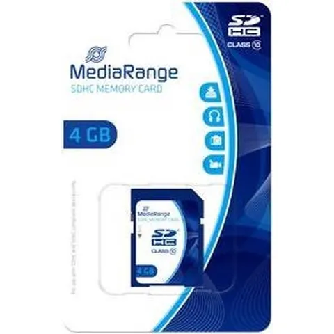 MediaRange | SDHC | 4 GB | Class 10 – afbeelding 2