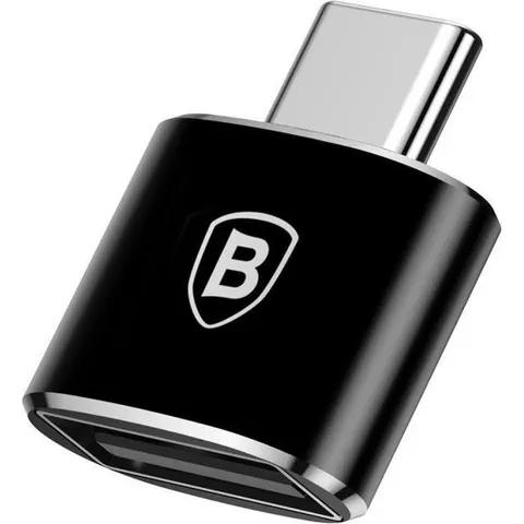 Baseus - USB naar USB-C Adapter - Aluminium - 2.4A – afbeelding 2