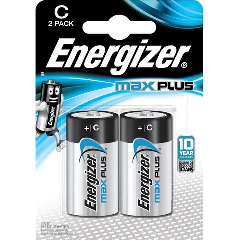 Energizer Max Plus – C – 2 stuks – afbeelding 2