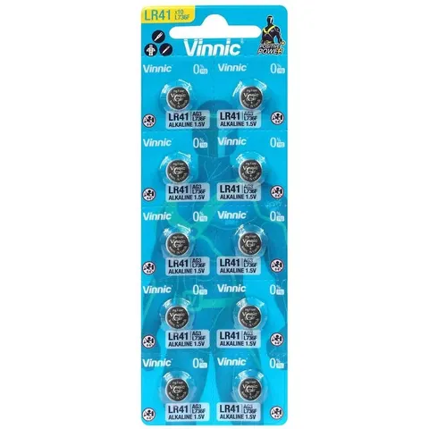 Vinnic LR41 - Batterijen - Knoopcel - 10 stuks – afbeelding 2