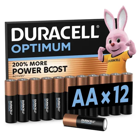 Batterij Duracell Optimum 12x AA – afbeelding 2