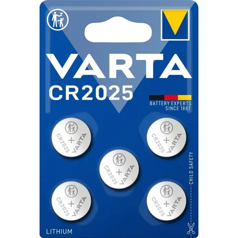 Varta CR2025 - 5 stuks – afbeelding 2