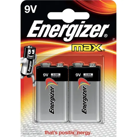 Energizer Max – 9V – 2 stuks – afbeelding 2