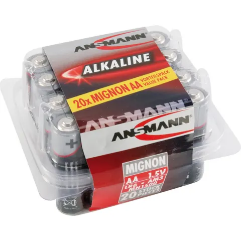 ANSMANN 20-box AA Alkaline Batterijen – afbeelding 2