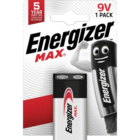 Energizer Max – 9V – 1 stuks – afbeelding 2