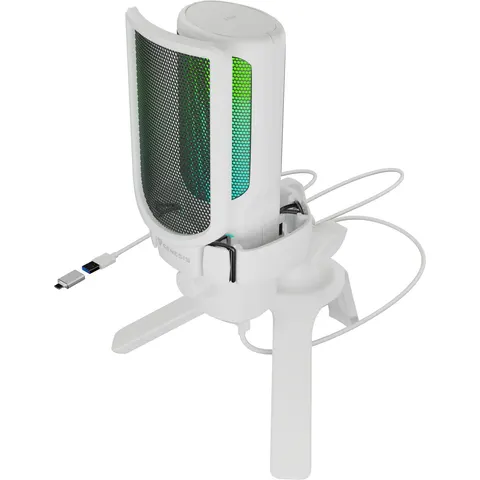 GENESIS Radium 250 White Wit Microfoon voor spelcomputers – afbeelding 2