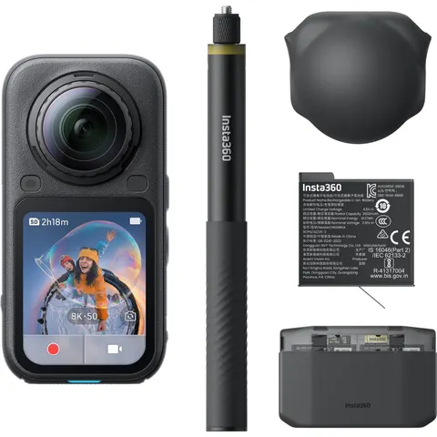 Insta360 - X6 Essentials Bundle Midnight Black - Actioncam - Videocamera – afbeelding 2