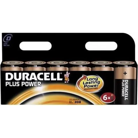 Duracell D Plus Power (6 pack) – afbeelding 2