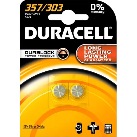 Duracell Uurwerken 357/303 2CT – afbeelding 2