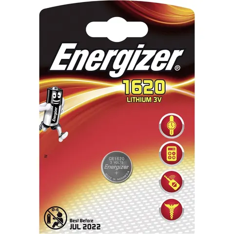 Energizer CR1620 3V knoopcel – afbeelding 2