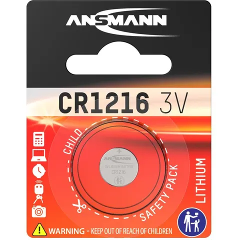 Ansmann 3V Lithium CR1216 Wegwerpbatterij – afbeelding 2