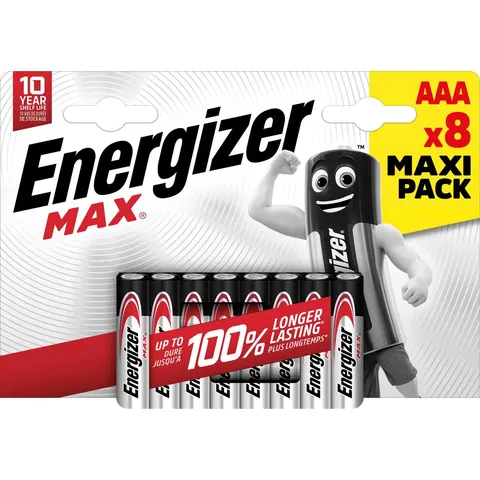 Energizer max aaa lr03 bl8 - MAXAAABL8 – afbeelding 2
