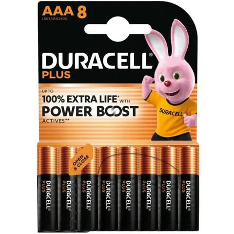 Batterij Duracell Plus Powerboost 8x AAA – afbeelding 2