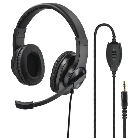 PC-Office-headset HS-P350, stereo, zwart – afbeelding 2