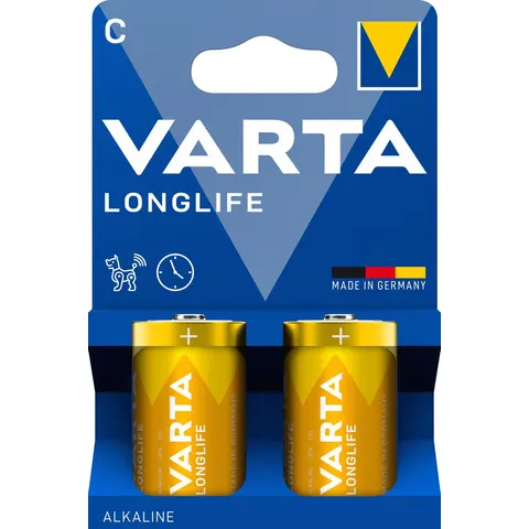Varta Longlife C-batterijen - 2-pack – afbeelding 3