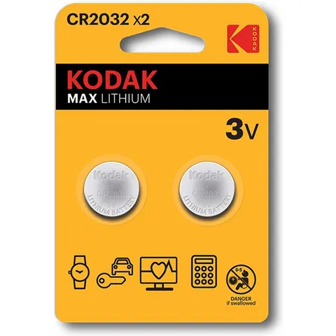 Kodak CR2032 Lithium knoopcel batterij – afbeelding 2