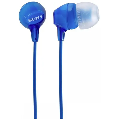 Oortelefoon Sony EX15LP basic blauw – afbeelding 2