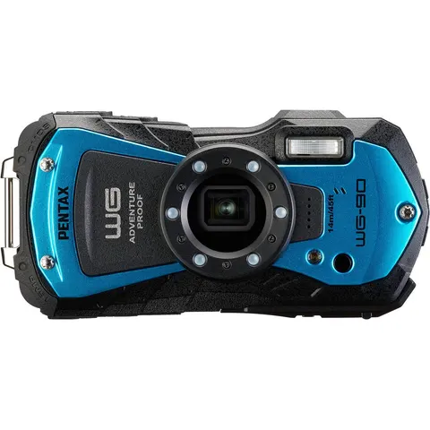 Pentax WG-90 compact camera Blauw – afbeelding 2