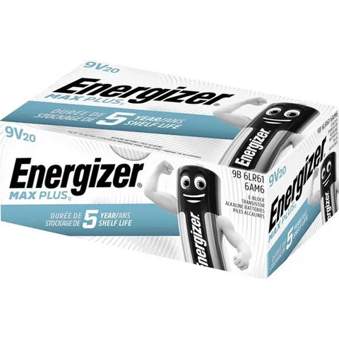 Batterij Energizer Max Plus 20x9v alkaline – afbeelding 2