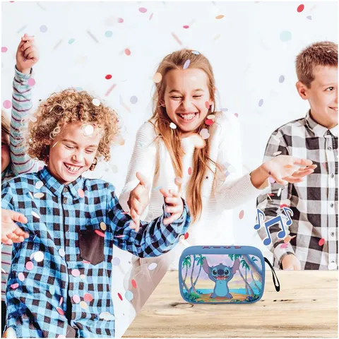 Stitch Bluetooth® draagbare luidspreker met stoffen afwerking – afbeelding 2