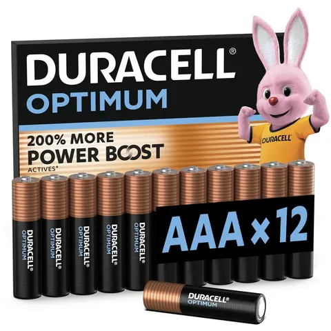Batterij Duracell Optimum 12x AAA – afbeelding 2